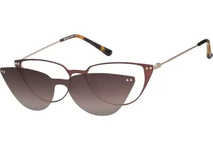 Lunette de Vue Polar Clip  Femme - Métal + Clip Magnetique Solaire Polarise - OCP527_C3 - Osmose Eyewear - Octika