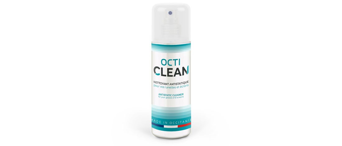 Octika - Spray 120 ml - Nettoyant lunettes et écran - OctiClean