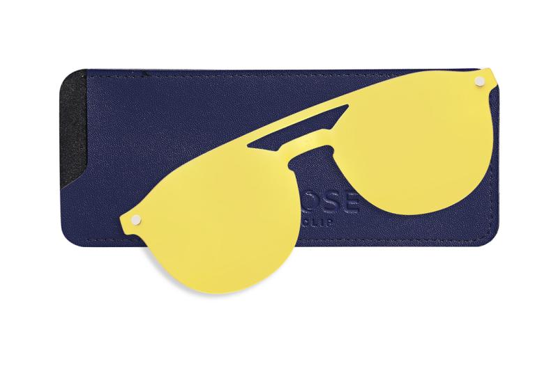 Clip magnétique jaune  Homme - Conduite de nuit - Ultem - OCP557_C2_CLIP_DRIVE - OSMOSE - Octika