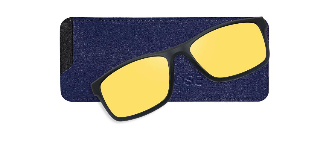 Clip magnétique jaune photochromique  Homme - Conduite de nuit - Ultem - OCP587_C4_CLIP_DRIVE - OSMOSE - Octika