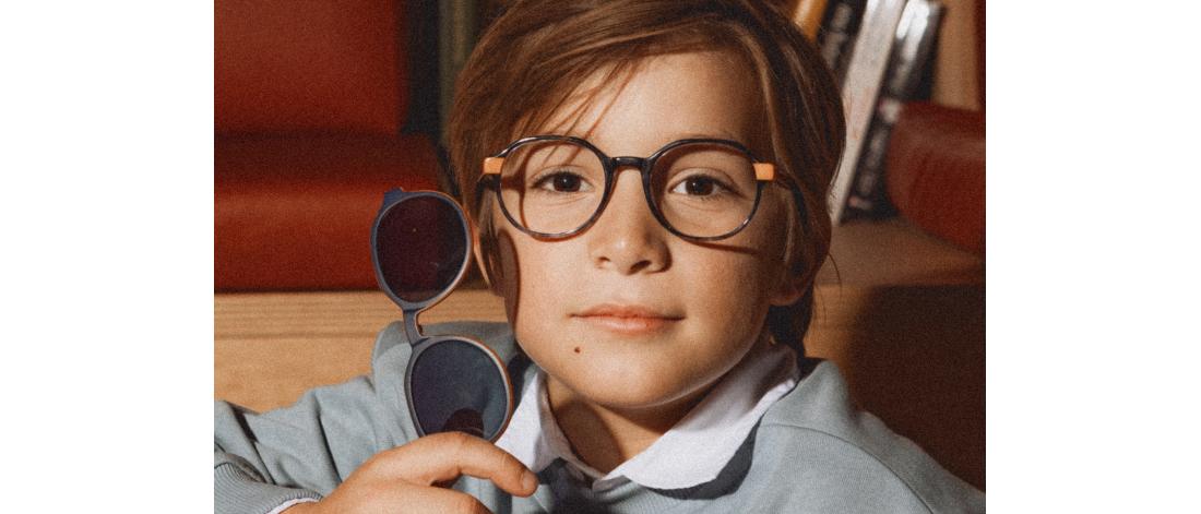 Lunette de vue Polar Clip Junior  Enfant Garçon -  + Clip magnétique solaire polarisé - OCP636_C2 - OSMOSE - Octika