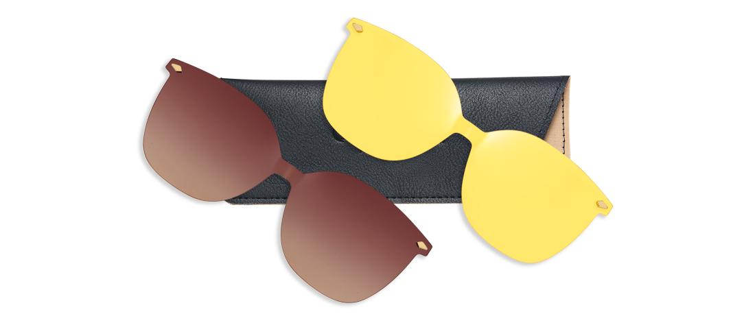 Lunette de vue Polar Clip  Femme - Acétate + Clip magnétique solaire polarisé - OCP562_C2 - OSMOSE - Octika