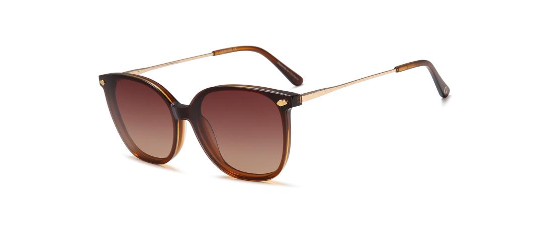 Lunette de vue Polar Clip  Femme - Acétate + Clip magnétique solaire polarisé - OCP562_C2 - OSMOSE - Octika