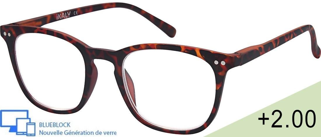  Unisex's Reading Glasses - BA_C4_200 - injected plastic (CP/TR90) - Anti-blue light -  blueblock pre-mounted reading Optics - I