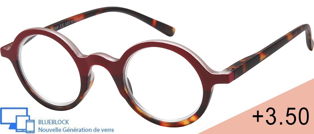  Women's Reading Glasses - LI_C1_350 - injected plastic (CP/TR90) - Anti-blue light -  blueblock pre-mounted reading Optics - IK