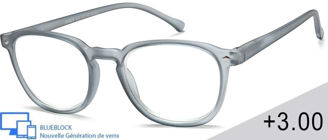  Men's Reading Glasses - RA_C3_300 - injected plastic (CP/TR90) - Anti-blue light -  blueblock pre-mounted reading Optics - IKAL
