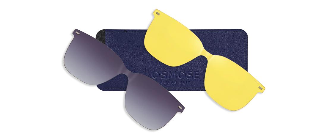 Polar Clip eyewear  Men - Acetate + Polarized solar magnetic clip - OCP559_C4 - OSMOSE - Octika
