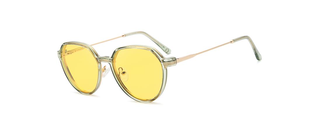  Women's Polar Clip Eyeglasses - Metal + Polarized Solar Magnetic Clip - OCP555_C1 - Osmose Eyewear - Octika