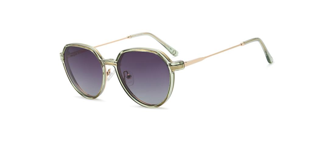  Women's Polar Clip Eyeglasses - Metal + Polarized Solar Magnetic Clip - OCP555_C1 - Osmose Eyewear - Octika