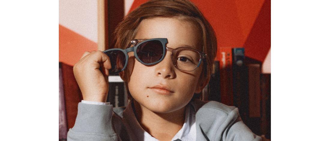 Polar Clip Junior  Boy prescription glasses -  + Magnetic polarised solar clip - OCP637_C1 - OSMOSE - Octika