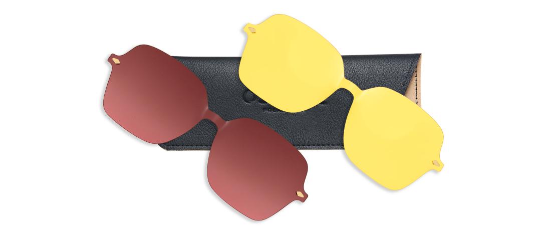 Polar Clip eyewear  Women - Acetate + Polarized solar magnetic clip - OCP563_C1 - OSMOSE - Octika