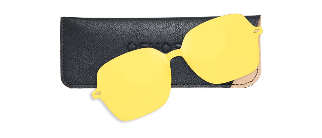 Yellow Magnetic Clip OCP563_CLIP_DRIVE- Night Driving - Ultem - Octika