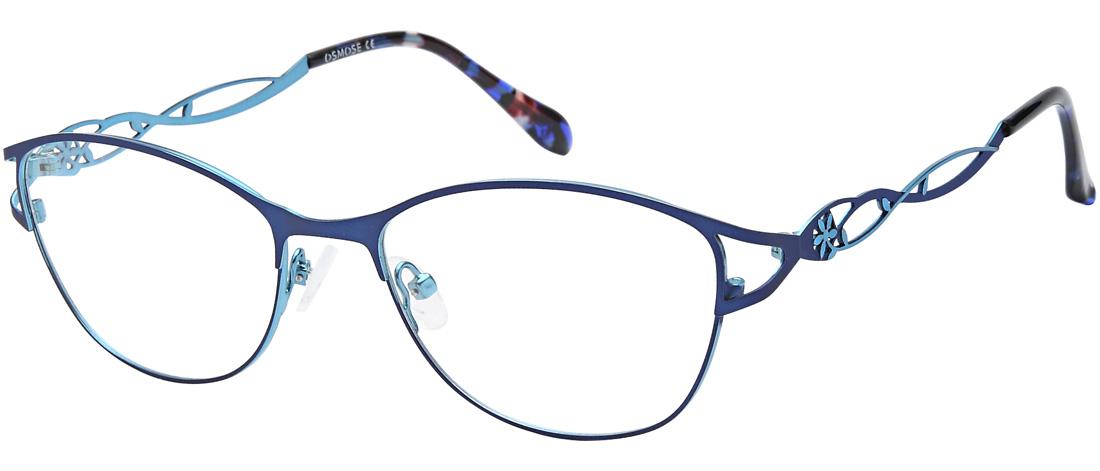 OS890_C2 - Occhiali da Vista  Donna - metallo - Blu