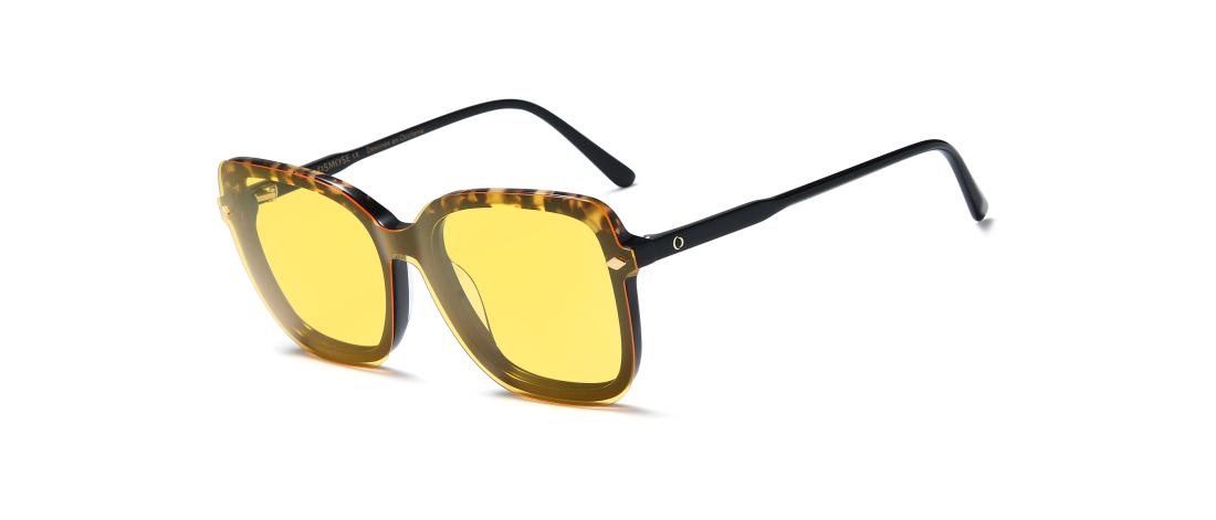 Occhiali da vista Polar Clip  Donna - Acetato + Clip magnetica da sole polarizzata - OCP651_C4 - OSMOSE - Octika