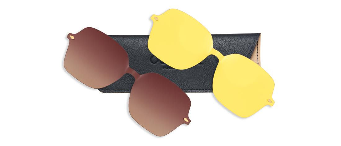 Óculos graduados Polar Clip  Mulher - Acetato + Clip solar magnético polarizado - OCP563_C3 - OSMOSE - Octika